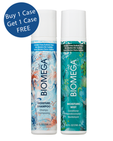 (12) BIOMEGA Moisture Shampoo - 10 oz, & (12) BIOMEGA Moisture Mist Conditioner - 10 oz FREE